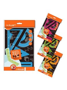 Y-Plus Vonalzó szett Y-Plus+ 3D hajtogatható