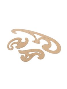   Koh-i-noor Vonalzó Koh-i-noor görbevonalzó 3 db-os klt. 750068