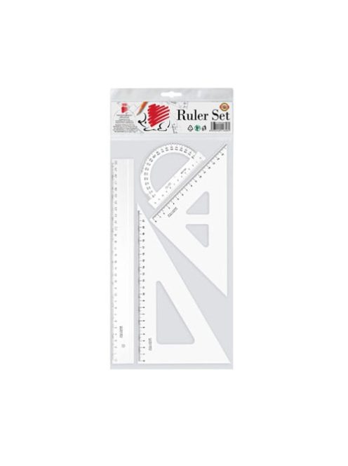 Ico Vonalzó Ico Süni 4 db-os klt.