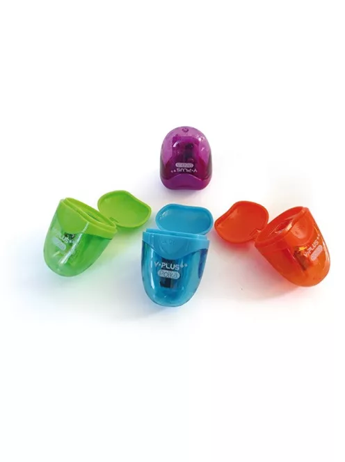 Y-Plus Hegyező Y-Plus+ műanyag Polka 1 lyukú tartályos