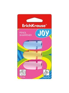   ErichKrause Hegyező ErichKrause Joy 1 lyukú műanyag 3 db-os bliszteres