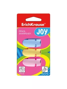   ErichKrause Hegyező ErichKrause Joy 1 lyukú műanyag 3 db-os bliszteres