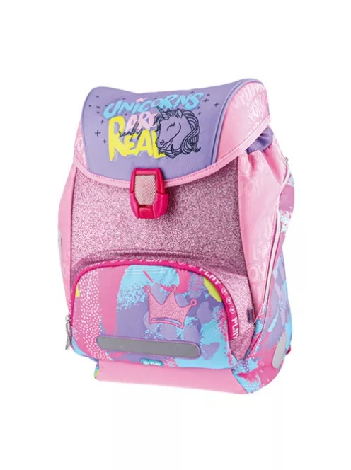 PLAY Hátitáska szett anatómiai Play Logic Unikornis 4in1 rózsaszín