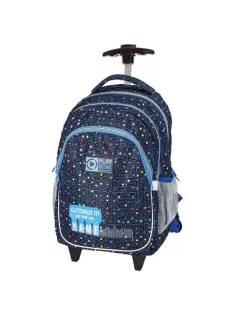 PLAY Hátitáska gurulós Play Trolley videó játék kék