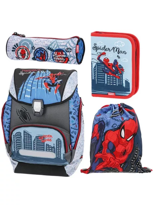 PLAY Hátitáska szett anatómiai Play Logic Pókember 4in1