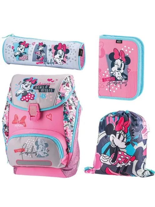 PLAY Hátitáska szett anatómiai Play Logic Minnie 4in1 rózsaszín