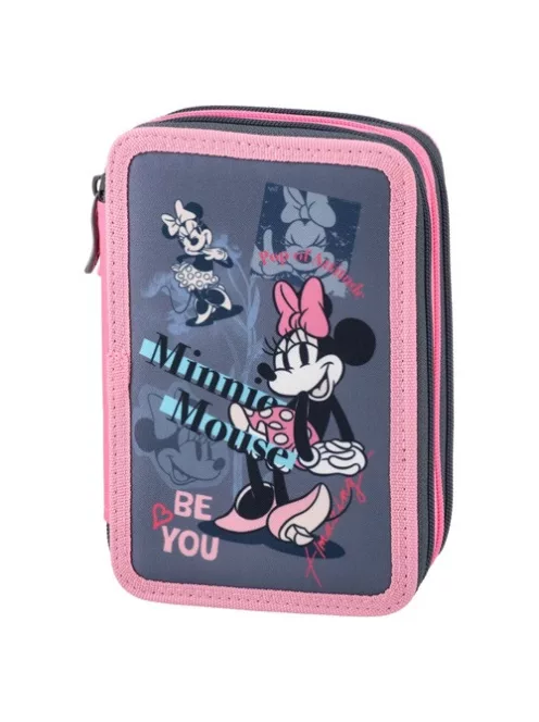 PLAY Tolltartó tripla rekeszes Play Minnie Mouse, Fabulous 3 zippes töltött