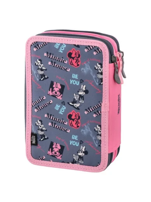 PLAY Tolltartó tripla rekeszes Play Minnie Mouse, Fabulous 3 zippes töltött