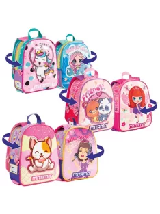   Mitama Hátitáska Mitama óvodás, 2 oldalas, SPINNY lányos dizájn
