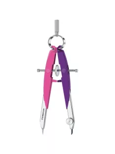   Staedtler Körző Staedtler Mars Comfort 556 Neon 2 precíziós geometriai rózsaszín/lila pótheggyel