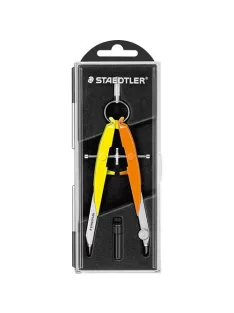   Staedtler Körző Staedtler Mars Comfort 556 Neon 3 precíziós geometriai sárga/narancs pótheggyel