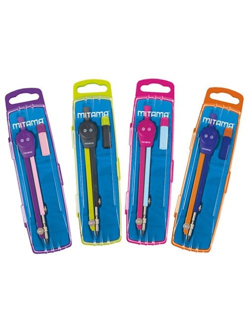 Mitama Körző Mitama iskolai ergonomikus pótheggyel színes 2 db-os klt.