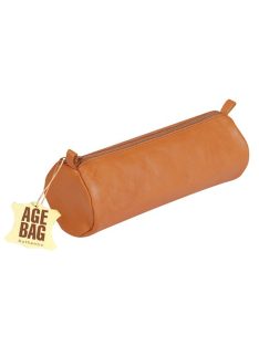   Clairefontaine Tolltartó Clairefontaine Age-bag kerek 22x8 cm bőr barna