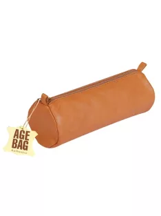   Clairefontaine Tolltartó Clairefontaine Age-bag kerek 22x8 cm bőr barna