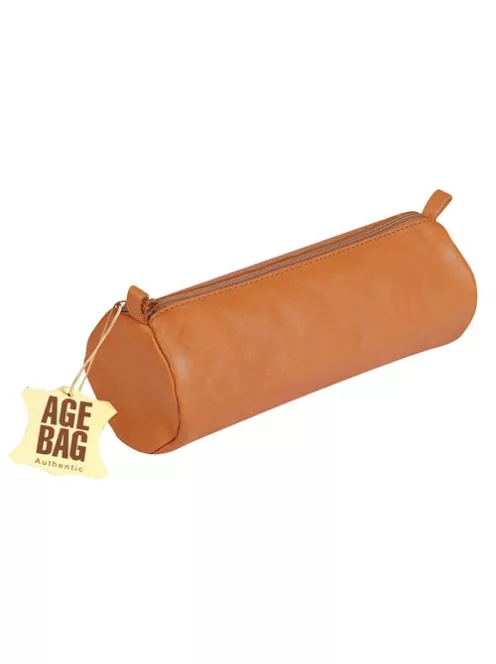 Clairefontaine Tolltartó Clairefontaine Age-bag kerek 22x8 cm bőr barna