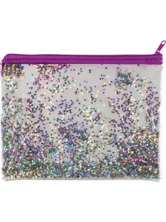 Centrum Tolltartó Centrum 22x17 cm glitteres átlátszó