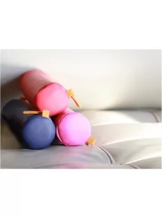   Rhodia Tolltartó Clairefontaine Rhodiarama 21,5x5 cm hengeres, műbőr, korall