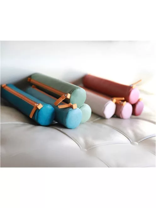 Rhodia Tolltartó Clairefontaine Rhodiarama 21,5x5 cm hengeres, műbőr, zsálya