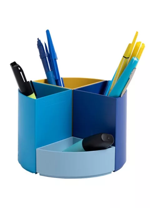 Exacompta Írószertartó Exacompta 'The Quarter' Bee Blue asztali műanyag