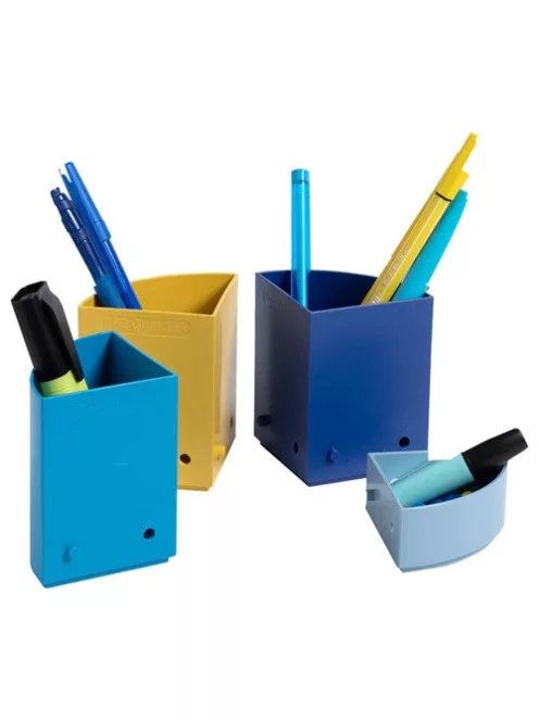 Exacompta Írószertartó Exacompta 'The Quarter' Bee Blue asztali műanyag