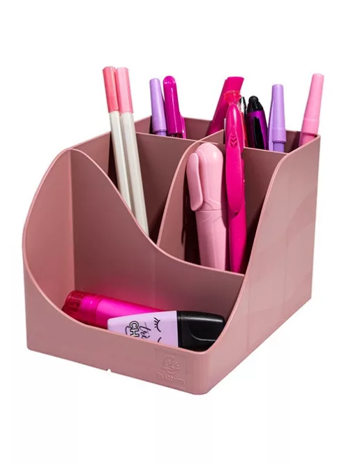 Exacompta Írószertartó Exacompta Skandi asztali műanyag rózsaszín