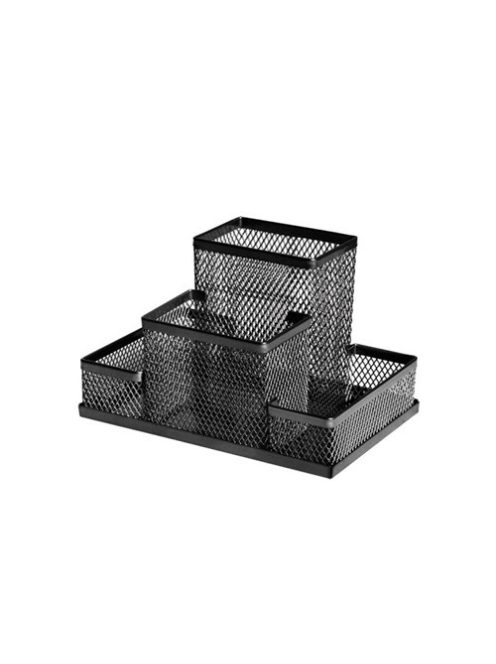 Forofis Rendszerező asztali Forofis fémhálós 15,3x10,3x10 cm fekete