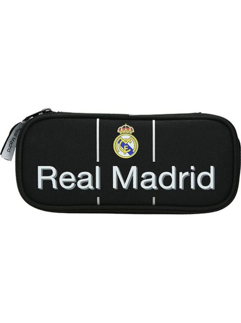 Real Madrid Tolltartó Real Madrid 3 kompakt zippes fekete