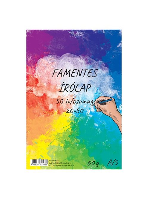 PD School Írólap pd A/5 famentes 20-50