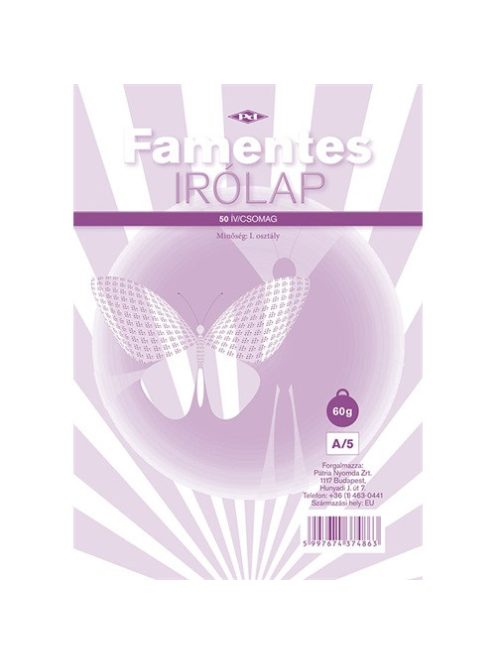 PD Office Írólap pd A/5 famentes 20-50 borítékos