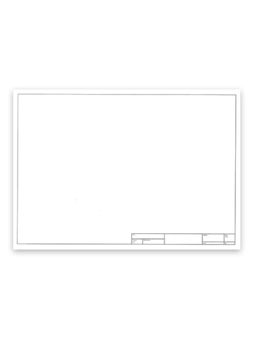 PD School Rajzlap famentes A/3 180g keretezett 10 lap/csomag nejlonos