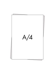   PD School Rajzlap A/4 180g műszaki Dipa csomagos 10 lap/csomag nejlonos