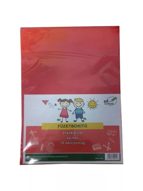 PD School Füzetborító pd A/5 színes PP 10db/csomag