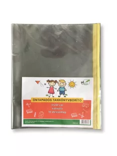   Pd School Tankönyvborító pd 31x52 cm öntapadós PP 0,07 mm 10 ív/csom víztiszta