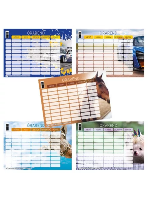 Pd School Órarend pd 165x117 mm vegyes