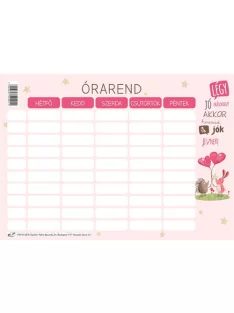 Pd School Órarend pd 165x117 mm Monsters