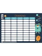 Pd School Órarend pd 165x117 mm Monsters