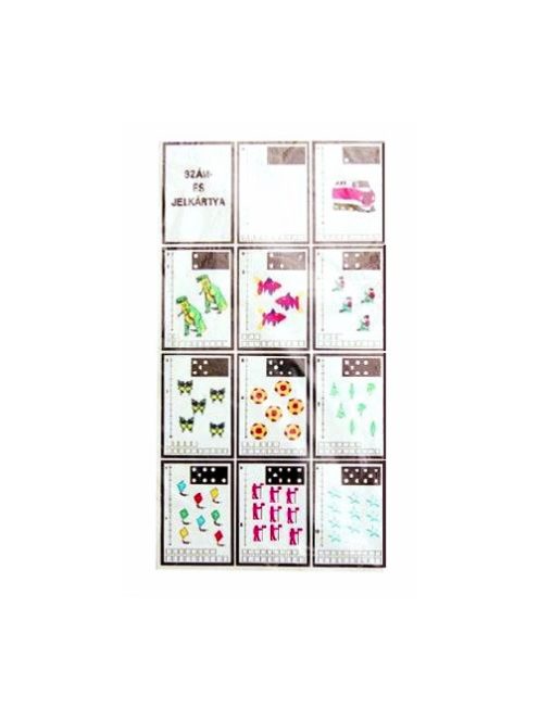 Noname Szám és jelkártya I. osztályos