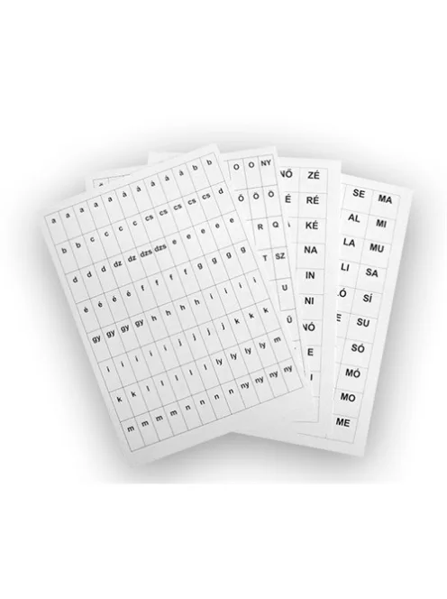 PD School Betűkártya 4 íves