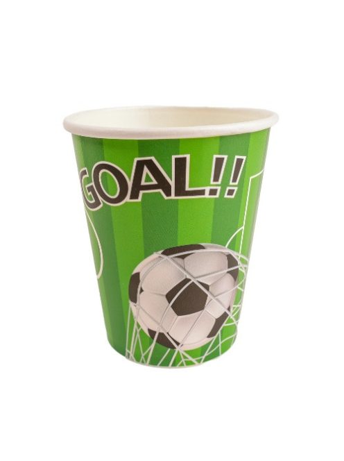 QX Party pohár 2,7 dl Focis 10 db/csomag