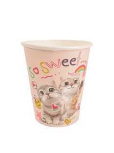 QX Party pohár 2,7 dl Cicás 10 db/csomag