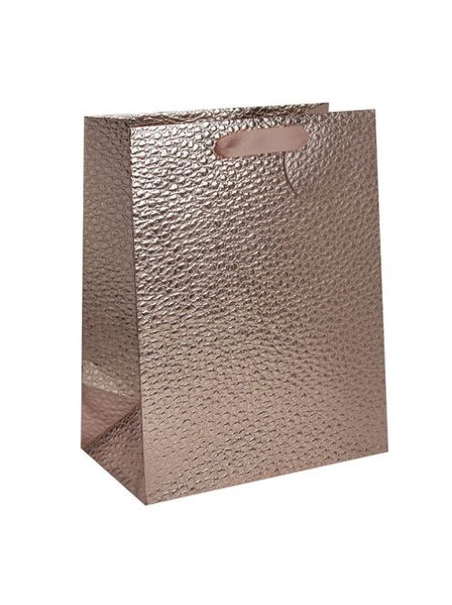 QX Dísztasak 26x32 cm rosegold műbőr hatású