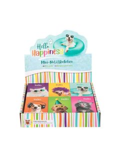   Trendhaus Jegyzettömb Trendhaus Happiness Mini 40 lapos, 6 féle