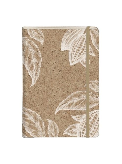 Clairefontaine Napló Clairefontaine Jeans & Cocoa A/5 48 lapos, vonalas, kemény fedeles, gumis záródás, Cocoa motívum, vegyes