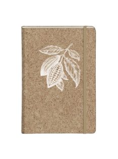   Clairefontaine Napló Clairefontaine Jeans & Cocoa A/5 48 lapos, vonalas, kemény fedeles, gumis záródás, Cocoa motívum, vegyes