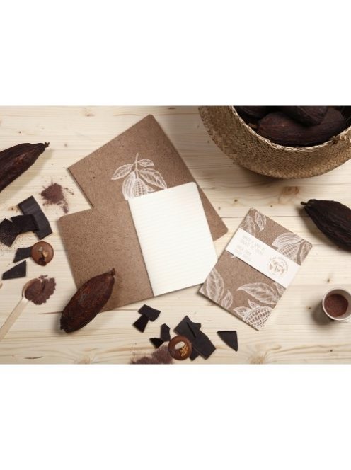 Clairefontaine Napló Clairefontaine Jeans & Cocoa A/5 48 lapos, vonalas, kemény fedeles, gumis záródás, Cocoa motívum, vegyes