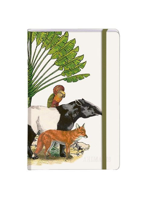 Clairefontaine Napló Clairefontaine Deyrolle Animalis A/6, 48 lapos, keményfedeles, vonalas, vegyes