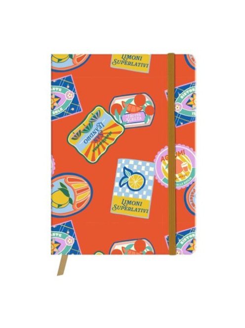 Clairefontaine Napló Clairefontaine Dolce Amore A/6 64 lapos, puha fedeles, sima, gumis záródás, vegyes minta