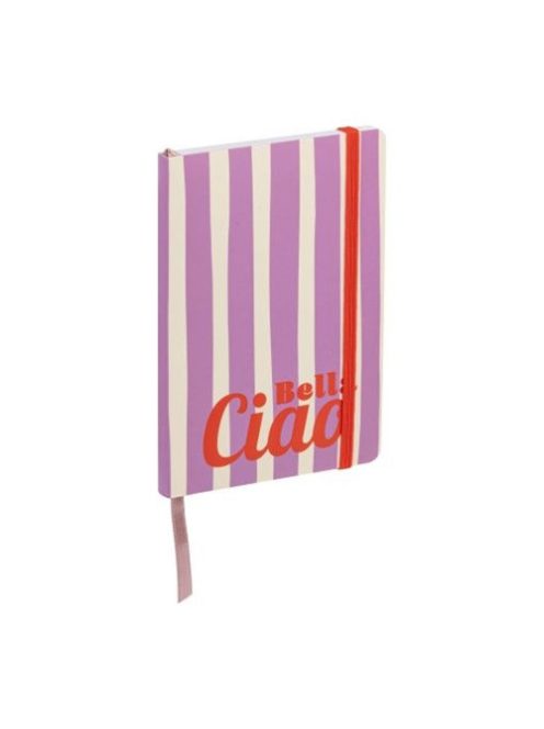 Clairefontaine Napló Clairefontaine Dolce Amore A/6 64 lapos, puha fedeles, sima, gumis záródás, vegyes minta