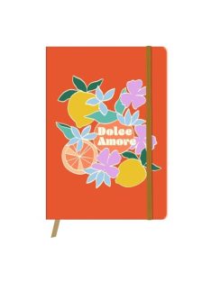   Clairefontaine Napló Clairefontaine Dolce Amore A/5 64 lapos, puha fedeles, vonalas, gumis záródás, vegyes minta