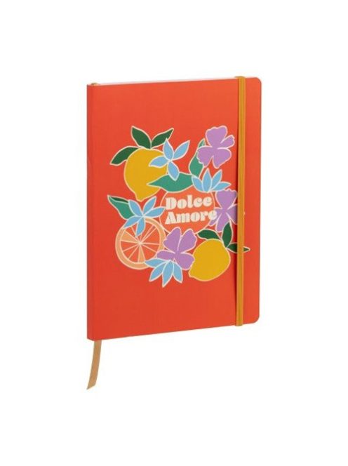 Clairefontaine Napló Clairefontaine Dolce Amore A/5 64 lapos, puha fedeles, vonalas, gumis záródás, vegyes minta